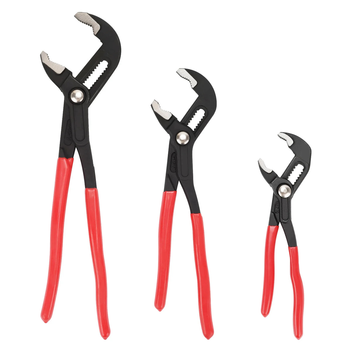 3Pcs Quick Auto‑Adjust Water Pump Pliers Multifunctional Large Opening Universal Wrench Household Faucet Repair Hand Tool