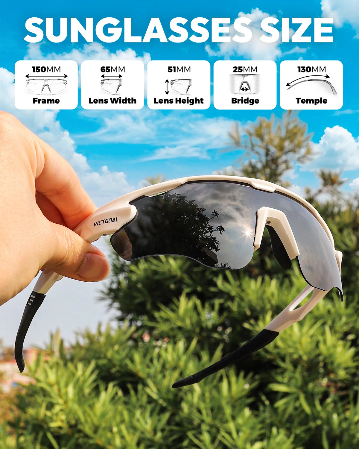 Cycling Polarized Sunglasses for Men Women Adults UV400