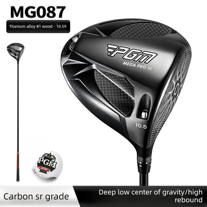 PGM Adjustable Tilt Angle Men's Professional Golf Club Men's Professional Golf Club Carbon Fiber Crown MG087