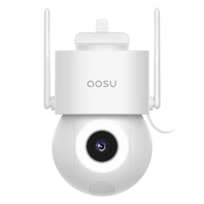 Renewed AOSU 2/4/6/8pcs 3MP Solar Camera 5000mAh Battery Two-way Audio Security Camera Wireless Solar Panel PTZ CCTV Camera