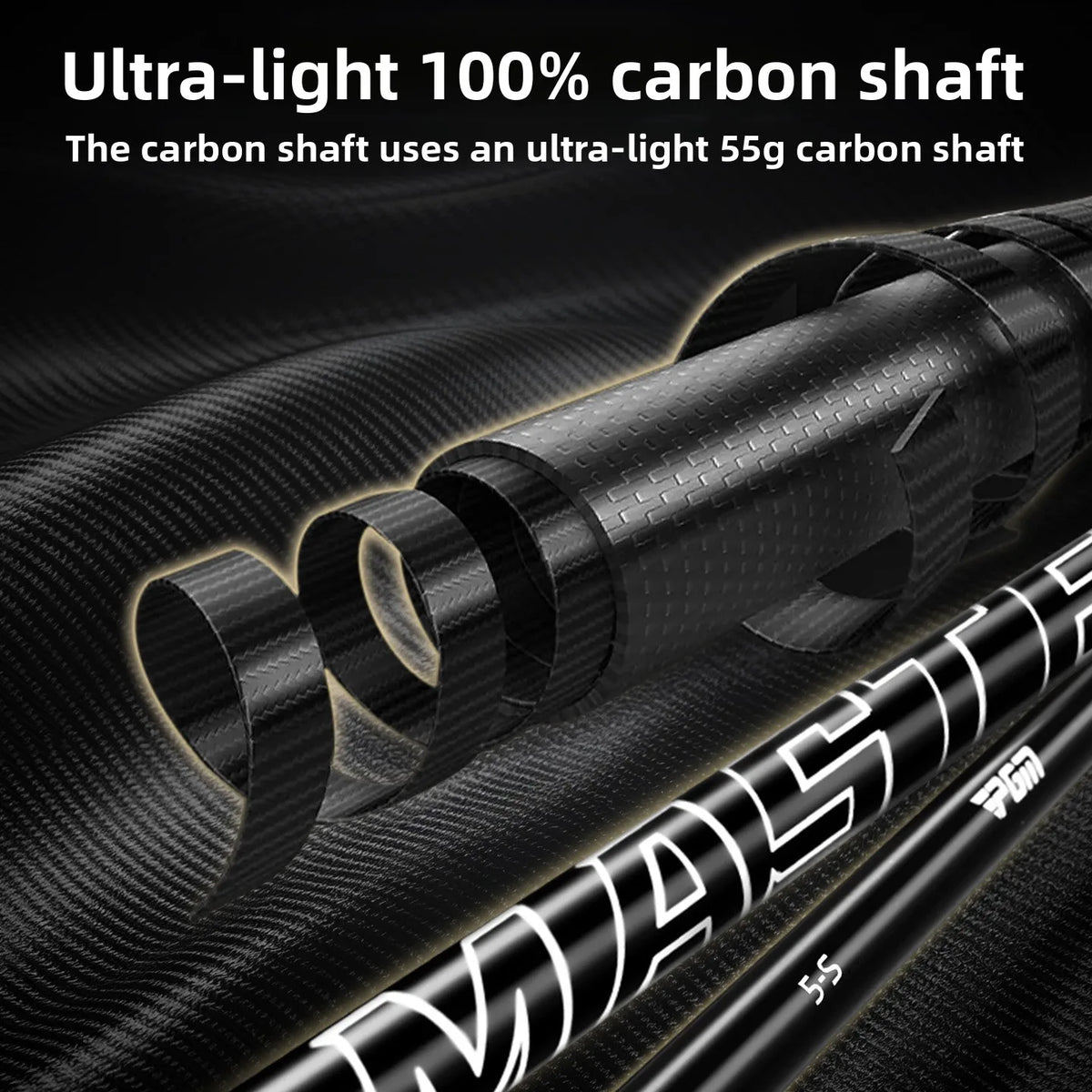 PGM Adjustable Tilt Angle Men's Professional Golf Club Men's Professional Golf Club Carbon Fiber Crown MG087
