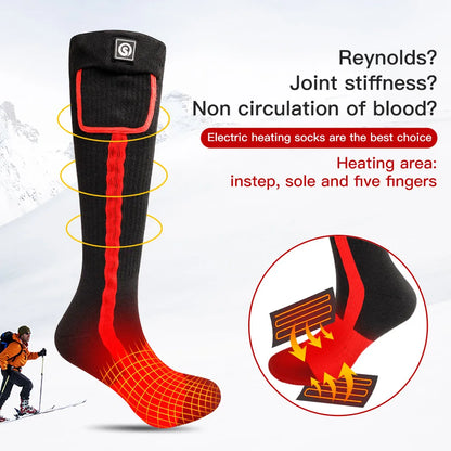Savior Heated Socks Man Winter Rechargeable