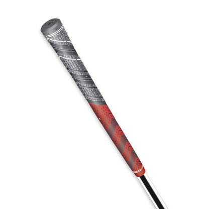 13PC Golf Grips 60R Red Anti-Slip Rubber, Standard/Midsize, Hybrid Design with Larger Lower Hand