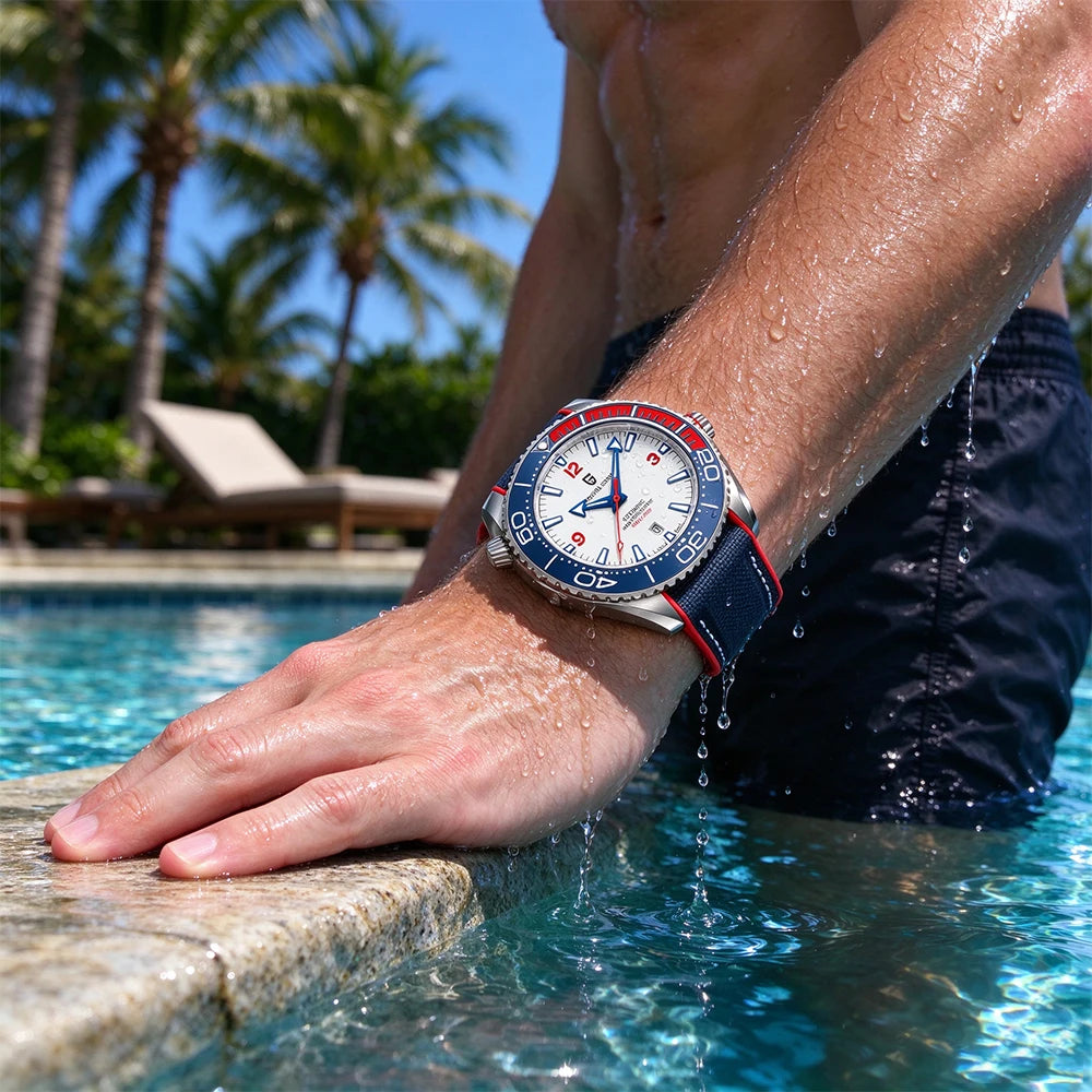 2026 PAGANI DESIGN V2 Pepsi Cola Classic Men Mechanical Watch Sapphire Glass 100M Waterproof Stainless Steel
