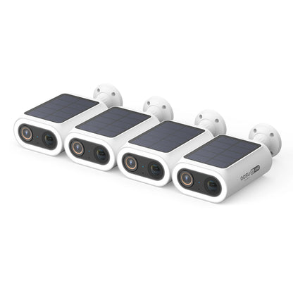 AOSU 4K UHD Solar Camera 2/3/4 pcs Wireless Outdoor 100% Wire-free Security Camera 5000mAh 8MP Wifi Camera AI Detection CCTV Cam