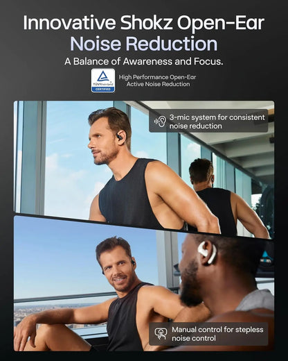 Shokz OpenFit Pro Earphone Open-Ear Noise Reduction  IP55 Sports Headphones