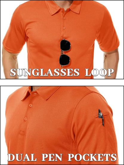 Men's Polo Shirt Short Sleeve Quick Dry