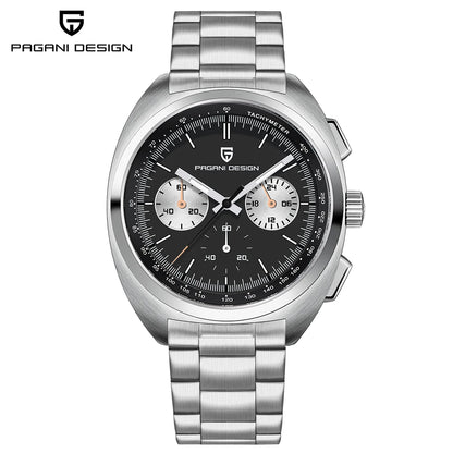 2026 Retro Luxury Men's Quartz Watches PAGANI DESIGN Sports Chronograph VK63 Watch For Men AR Sapphire Waterproof Leather Clock