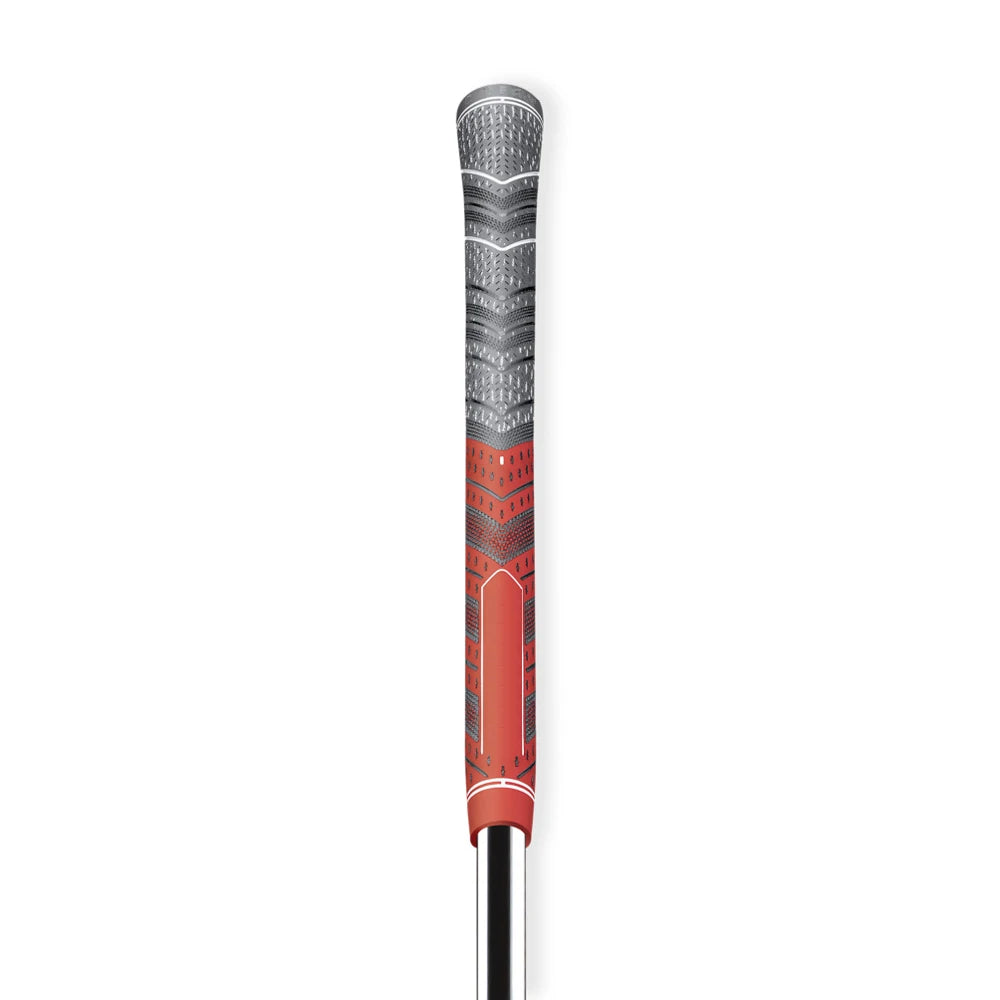 13PC Golf Grips 60R Red Anti-Slip Rubber, Standard/Midsize, Hybrid Design with Larger Lower Hand