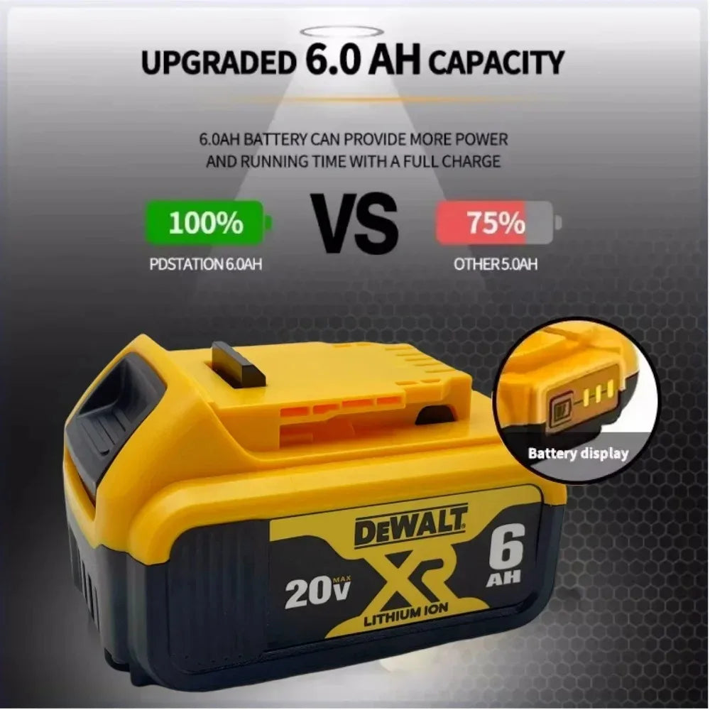 Original Dewalt 60V/20V Battery, 5AH 6AH 9AH Battery