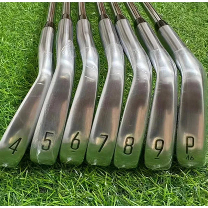 Wrought Soft Iron Golf Club Set, Compact Inserts CNC Milling Face, Precision Control, Right Hand Men's Golf Clubs