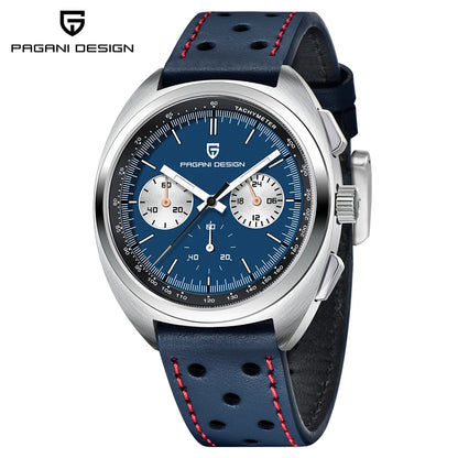 2026 Retro Luxury Men's Quartz Watches PAGANI DESIGN Sports Chronograph VK63 Watch For Men AR Sapphire Waterproof Leather Clock