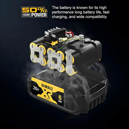 100% Original DeWalt Batteries 20V 6000mAh Li Ion Battery