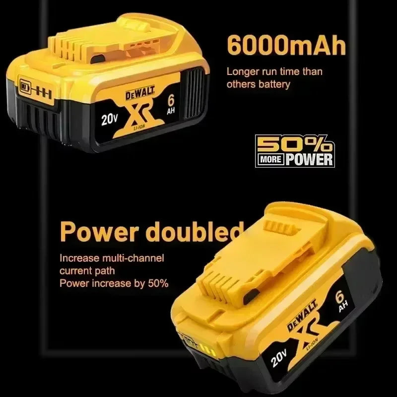100% Original DeWalt Batteries 20V 6000mAh Li Ion Battery