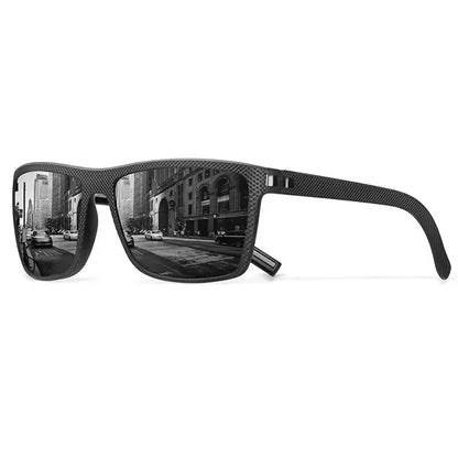 10PCS Men's and Women's Textured Square Polarized Sunglasses,
