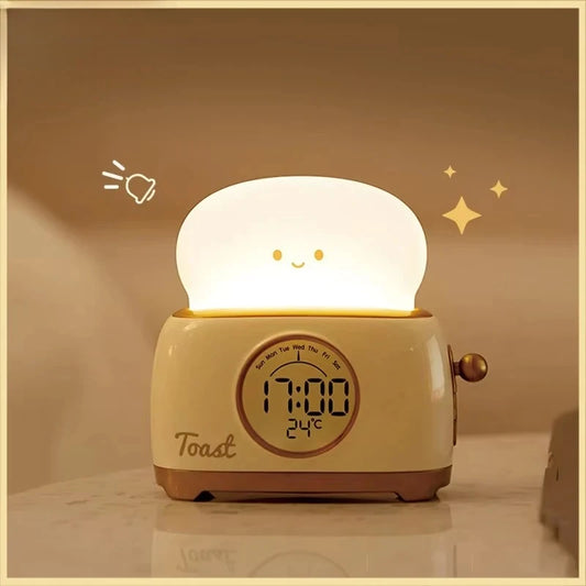 Kid Alarm Clock LED Night Light Digital Clock Children's Sleep Trainier For Home Bedroom