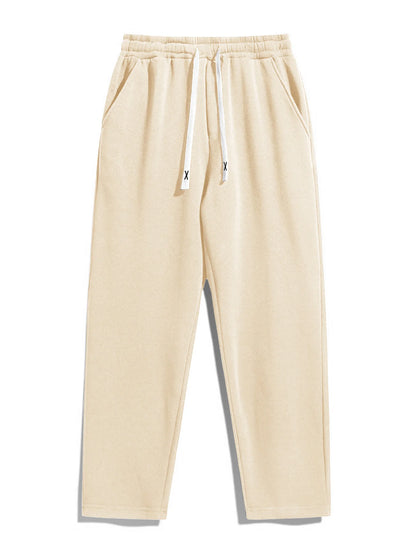 5-Piece Set Paired with Men's Casual Sports Pants, Windproof, Comfortable, Breathable Drawstring waist