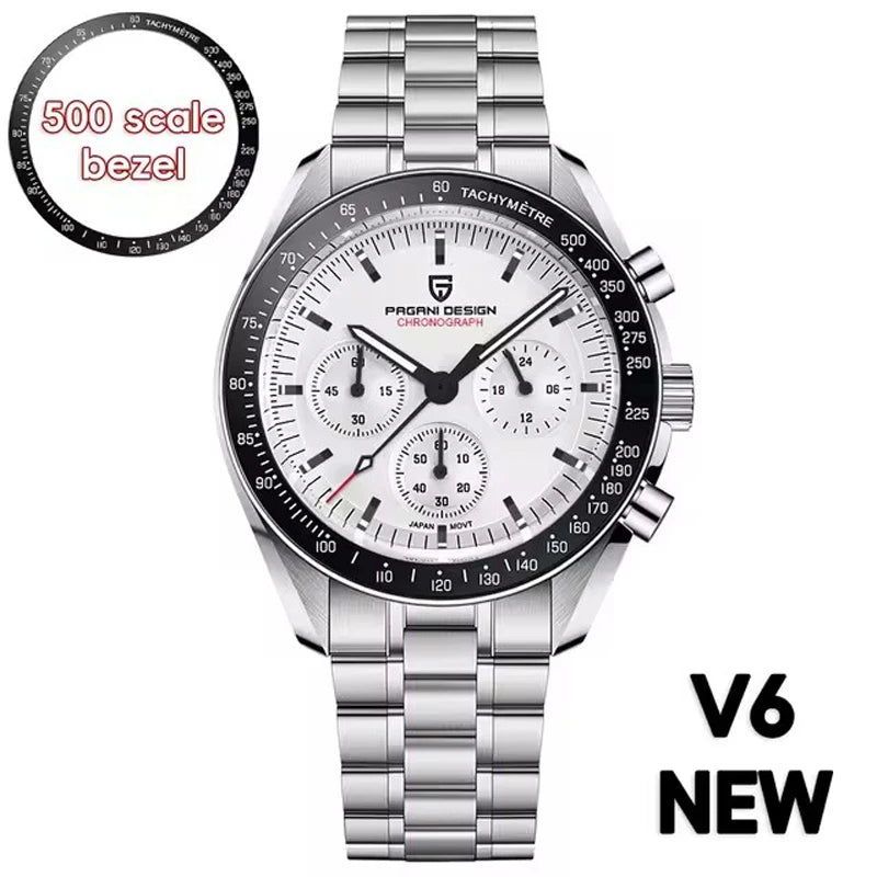 2026 New PAGANI DESIGN Moon V6 Men's Watches Luxury Quartz Watch For Man