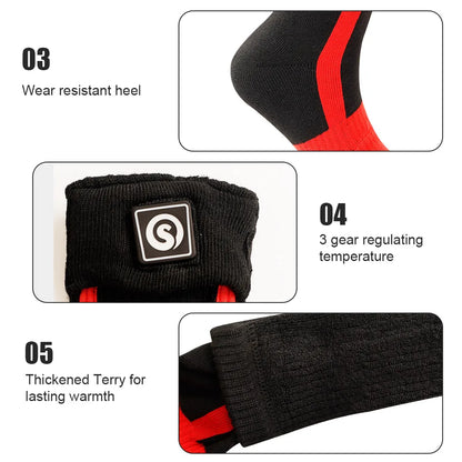 Savior Heated Socks Man Winter Rechargeable