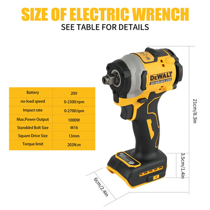 DeWalt DCF850 20V Brushless Impact Driver, 1/4" Hex