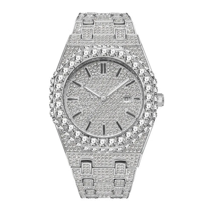 Missfox Men's Quartz Watch Luxury Fashion Hip Hop Cool Wristwatch For Male Waterproof Calendar Luminous Men Watches New Gift