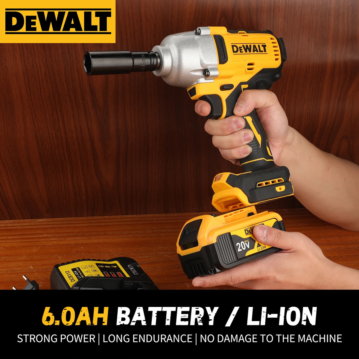 DEWALT DCB206 20V 6.0Ah Lithium Battery,