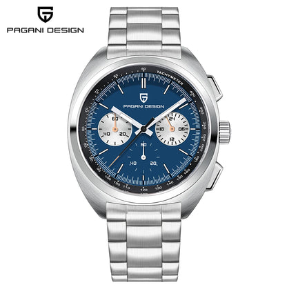 2026 Retro Luxury Men's Quartz Watches PAGANI DESIGN Sports Chronograph VK63 Watch For Men AR Sapphire Waterproof Leather Clock
