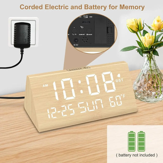DreamSky Digital Alarm Clock for Bedroom
