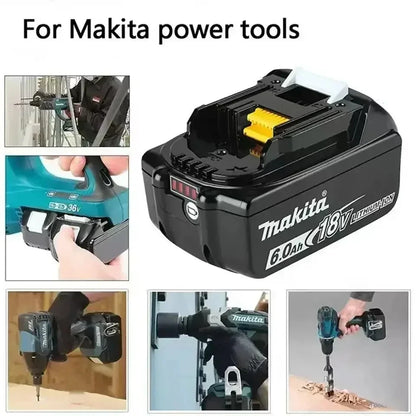 Genuine 6AH makita BL1860 6ah Battery Power Tools