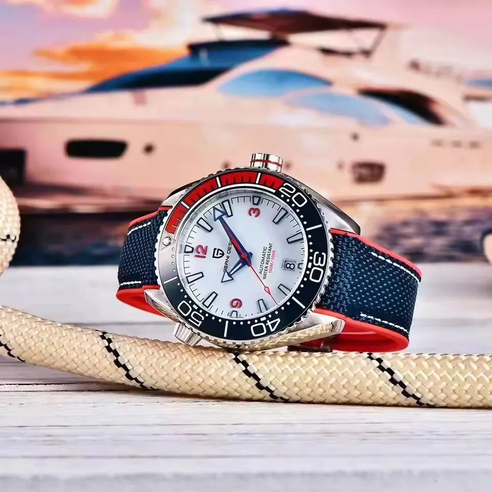 2026 PAGANI DESIGN V2 Pepsi Cola Classic Men Mechanical Watch Sapphire Glass 100M Waterproof Stainless Steel