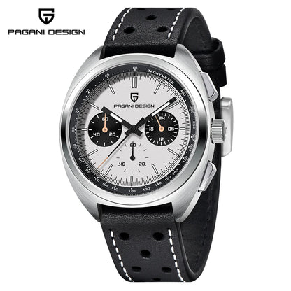 2026 Retro Luxury Men's Quartz Watches PAGANI DESIGN Sports Chronograph VK63 Watch For Men AR Sapphire Waterproof Leather Clock