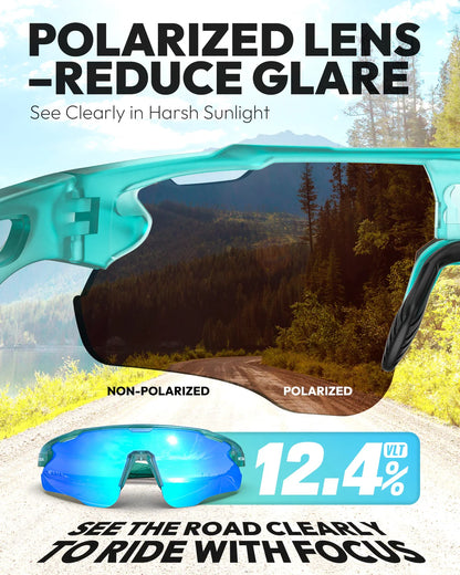 VICTGOAL Outdoor Sports Polarized Sunglasses for Men Women UV400