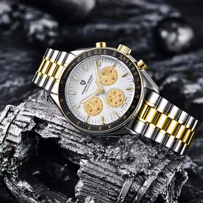 2026 New PAGANI DESIGN Moon Men's Watches Gold Luxury Quartz Watch For Men Speed Sports Chronograph Waterproof
