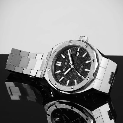 CADISEN Automatic Mens Watches Fashion Top Brand Stainless Steel Sapphire Glass MIYOTA 8215 Watch Men Mechanical Wristwatch