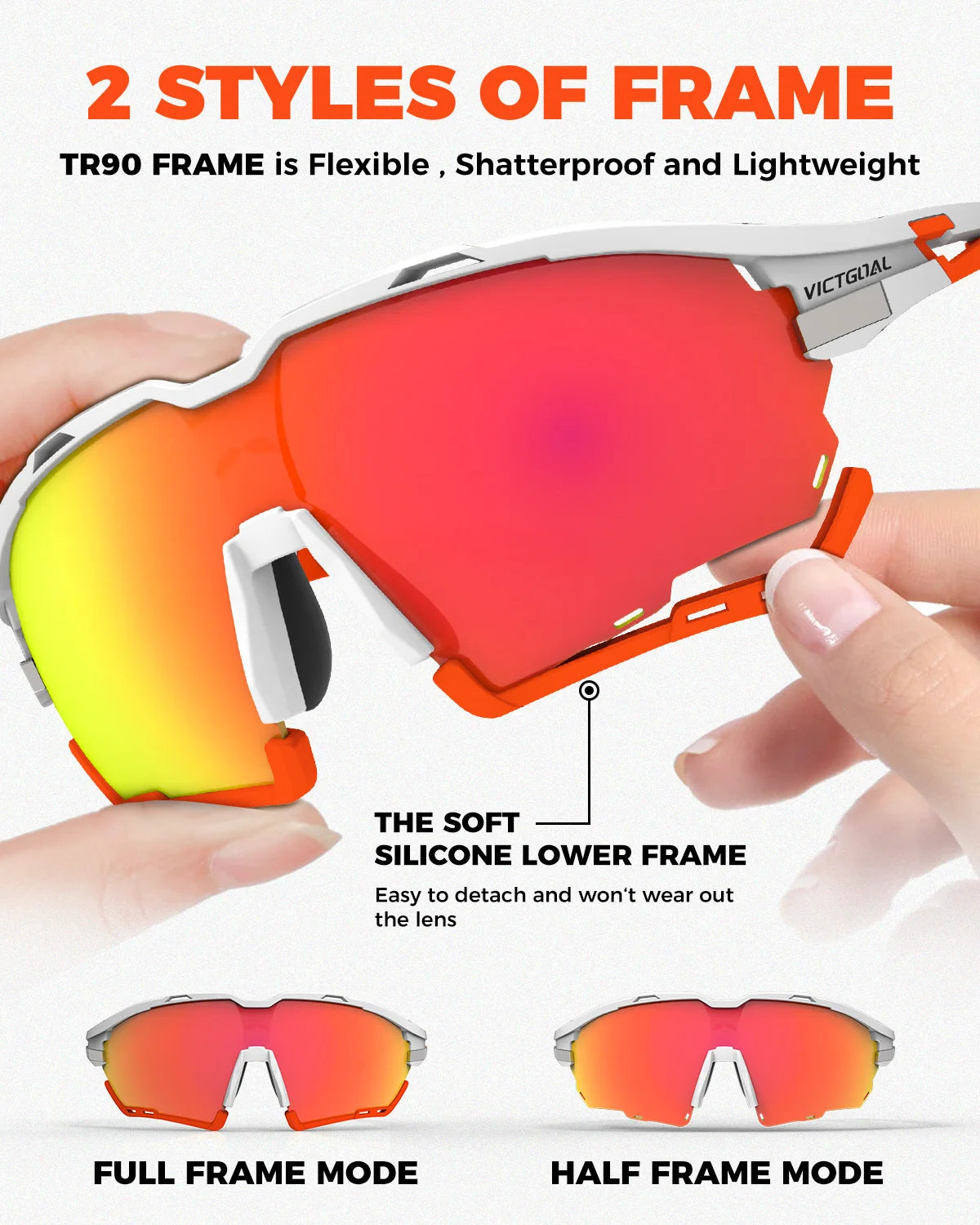 Cycling Photochromic Glasses & Polarized Sunglasses Men Women MTB Road Bike Riding Hiking Glasses