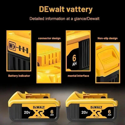 100% Original DeWalt Batteries 20V 6000mAh Li Ion Battery
