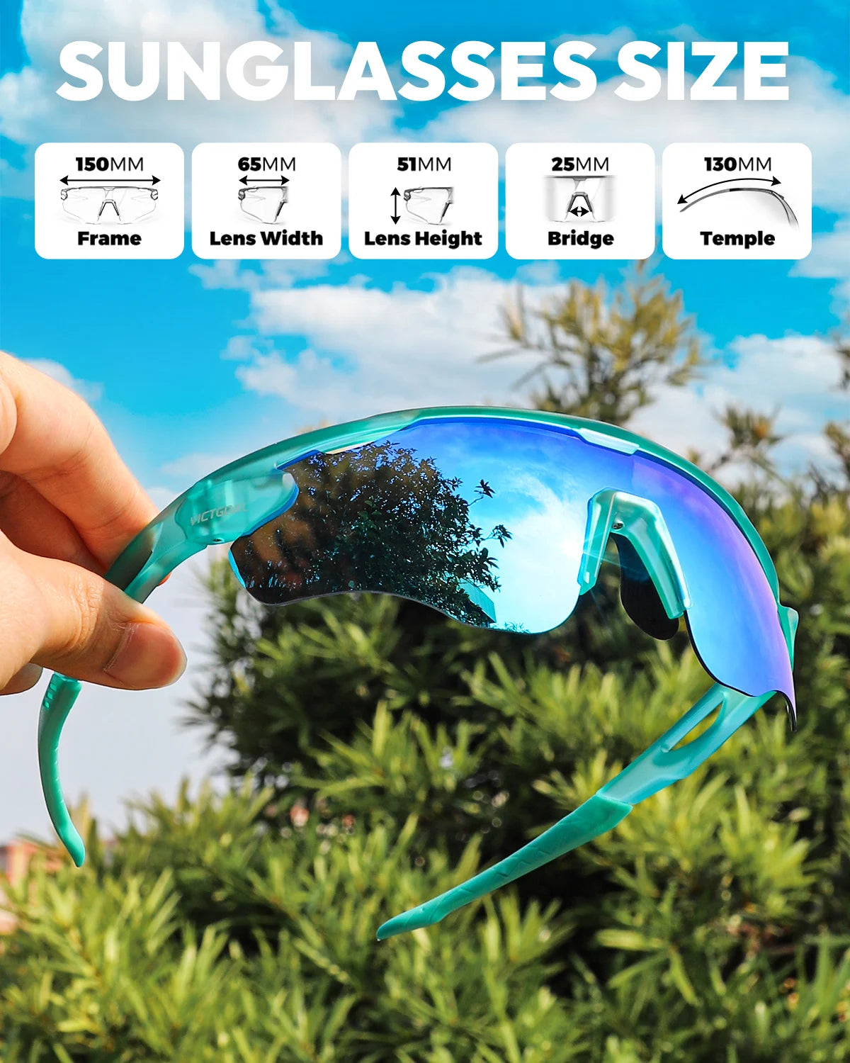 VICTGOAL Outdoor Sports Polarized Sunglasses for Men Women UV400