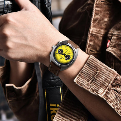 2026 Retro Luxury Men's Quartz Watches PAGANI DESIGN Sports Chronograph VK63 Watch For Men AR Sapphire Waterproof Leather Clock