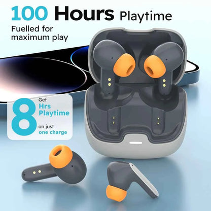 Bluetooth 5.4 TWS Wireless Bluetooth Earphones Ultra-low Latency Dual Microphone ENC Noise Cancelling In Ear Bluetooth Earphones