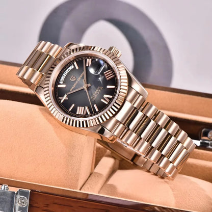 2026 New PAGANI DESIGN DD36 Mens Mechanical Watches Gold Luxury Automatic Watch For Men AR Sapphire Mirror Waterproof