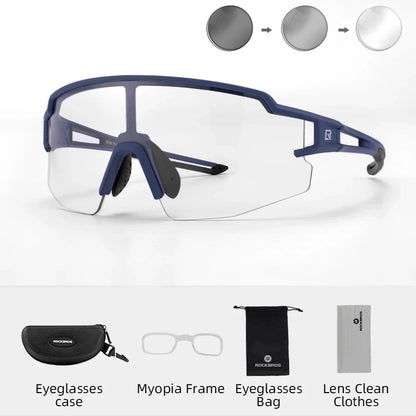 ROCKBROS Cycling Glasses Photochromic Polarized