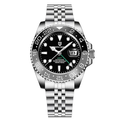 PAGANI DESIGN New GMT Men Watch Top Brand 40mm Mechanical Watch Sapphire Glass 100M Waterproof Automatic Wristwatch