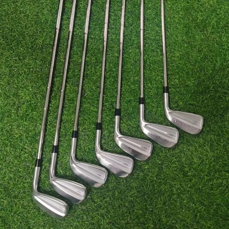 Wrought Soft Iron Golf Club Set, Compact Inserts CNC Milling Face, Precision Control, Right Hand Men's Golf Clubs