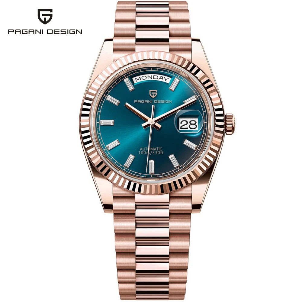 2026 New PAGANI DESIGN DD36 Mens Mechanical Watches Gold Luxury Automatic Watch For Men AR Sapphire Mirror Waterproof