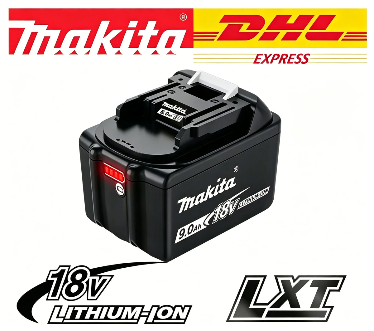 %40 Genuine 6AH Makita BL1860 18V Battery Power Tools Li-ion Replacement BL1850 BL1840 for 18V Screwdriver with BMS TPCELL 18V